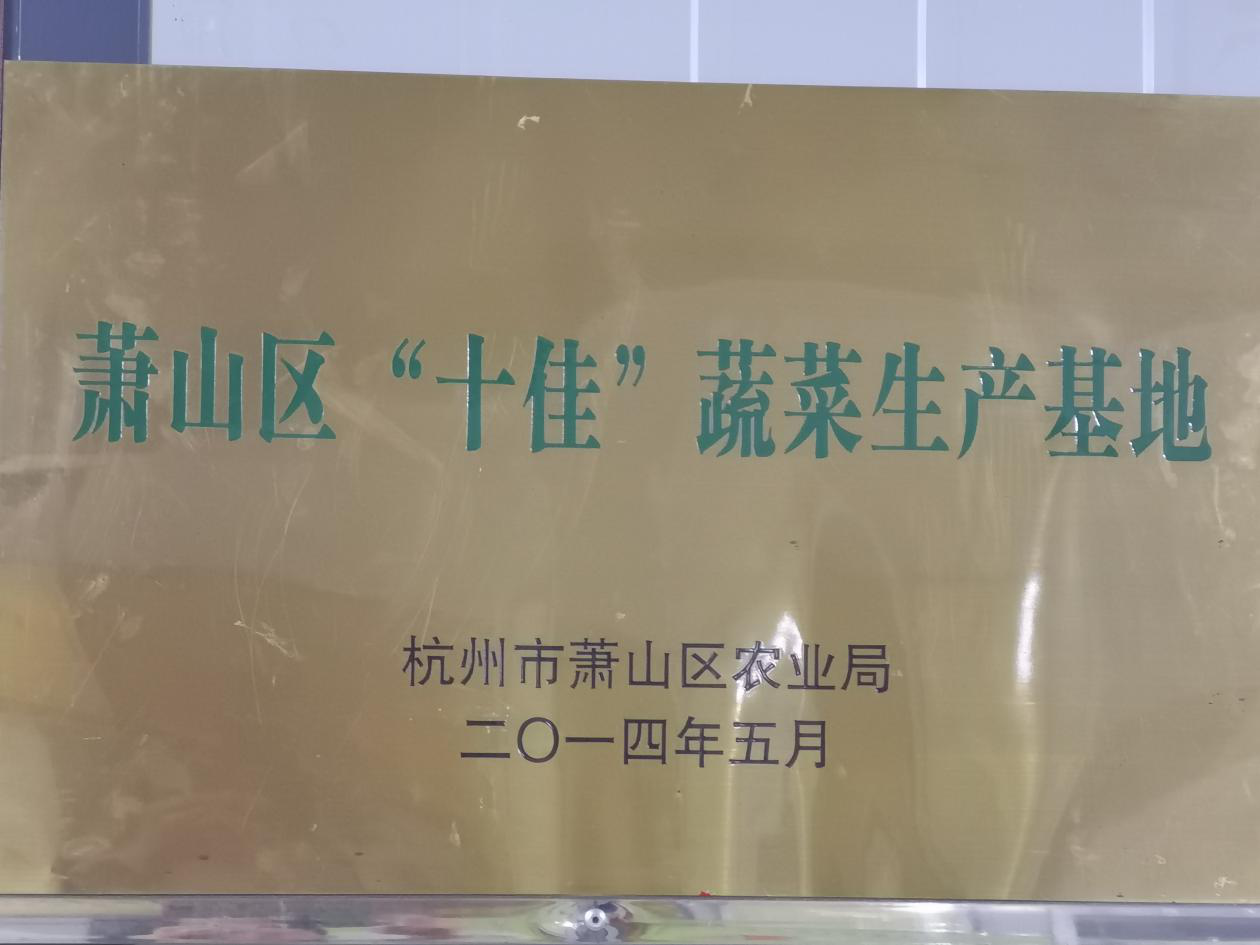 萧山区“十佳”蔬菜生产基地